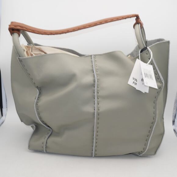 NEW The Sak Los Feliz Leather Tote Oversized Meadow Green Boho Hobo **READ** - Picture 7 of 14